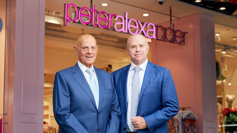 Premier Investments chair Solomon Lew and Premier Retail interim chief John Bryce.