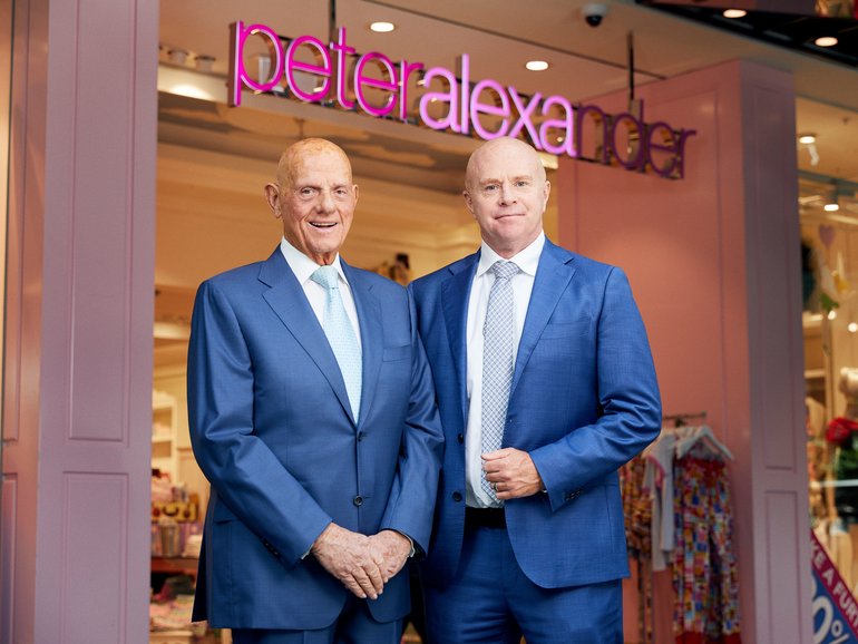 Premier Investments chair Solomon Lew and Premier Retail interim chief John Bryce.