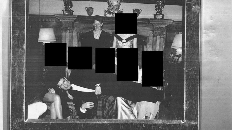 Andrew Mountbatten-Windsor and Ghislaine Maxwell are pictured at what is believed to be the Sandringham Estate.