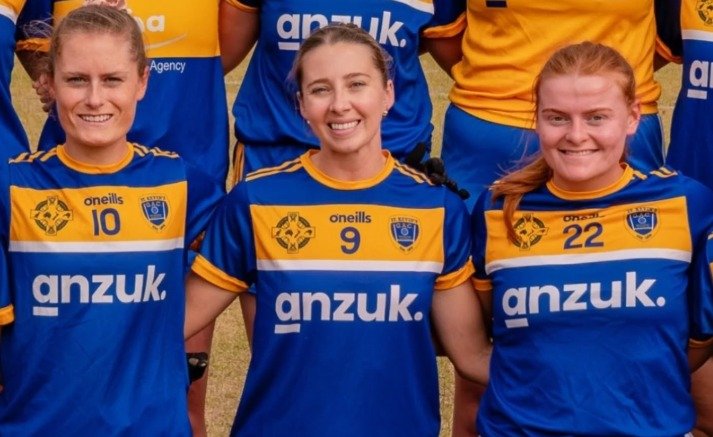 Ms Halpenny, centre, hailed from Ireland and was a keen Gaelic football player.