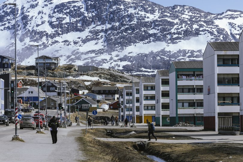Housing in Nuuk, Greenland.