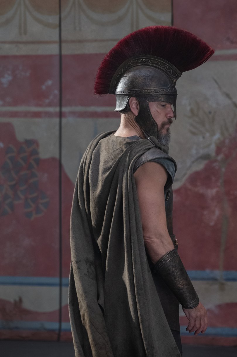 Matt Damon is Odysseus in The Odyssey. 
