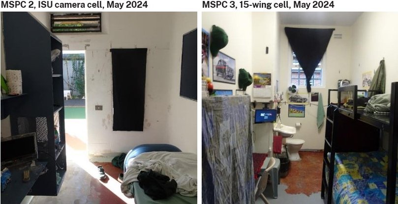 Inside cells at Long Bang Correctional Complex