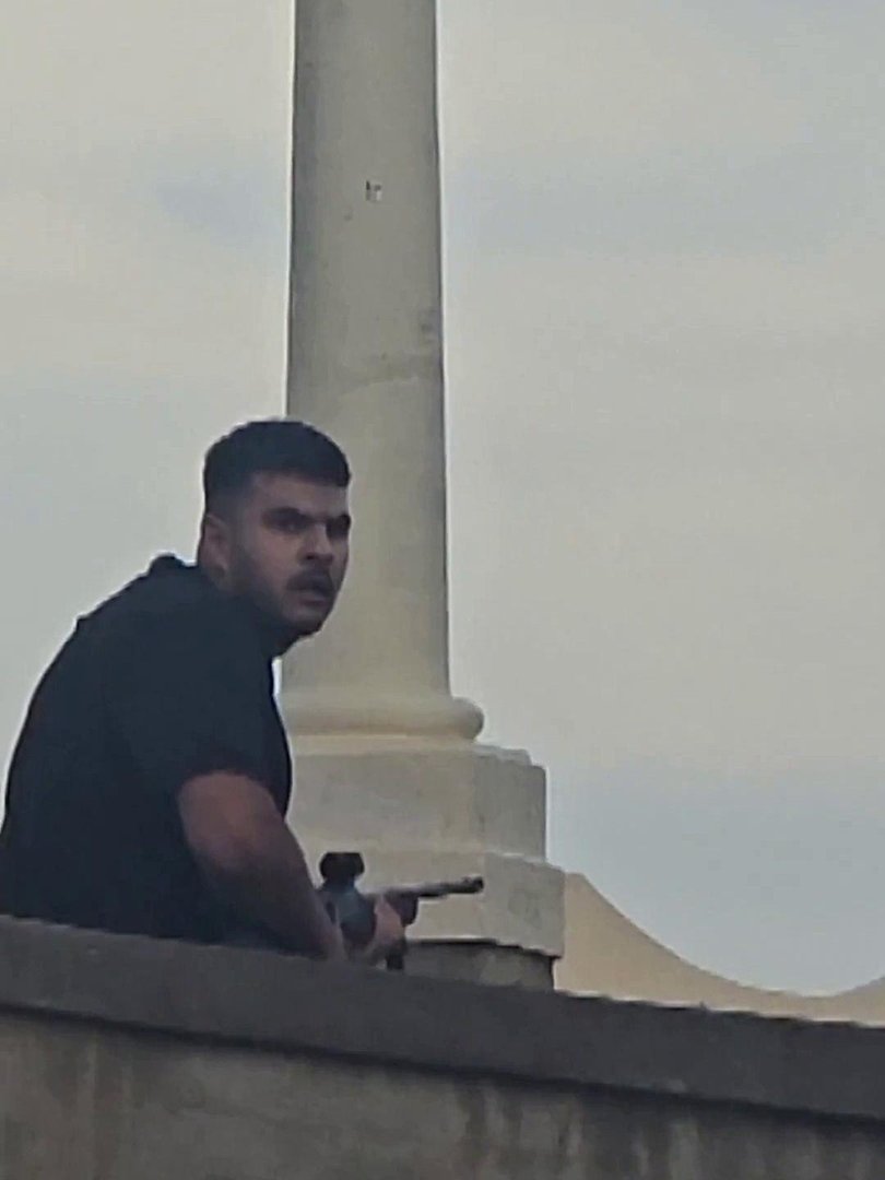 He allegedly visited the bridge with his father and planned the attack days earlier Picture: Sky News