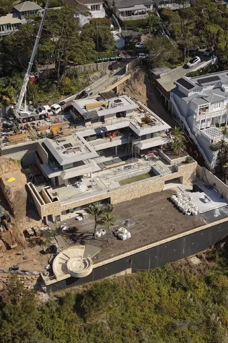 An aerial view shows the scale of the development. Picture Instagram