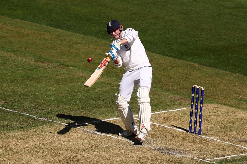 MELBOURNE, AUSTRALIA - DECEMBER 26: Harry Brook of England plays a shot during day one of the Fourth Test in the 2025/26 Ashes Series between Australia and England at Melbourne Cricket Ground on December 26, 2025 in Melbourne, Australia. (Photo by Daniel Pockett/Getty Images)