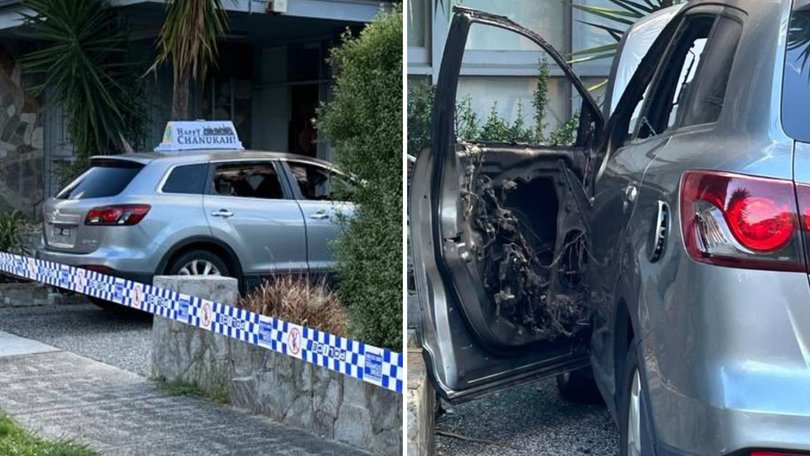 There are growing calls to treat anti-Semitism as a wider public safety issue after a vehicle displaying Chanukah decorations was firebombed in the driveway of a home in St Kilda East.