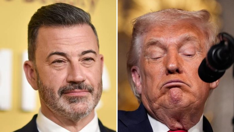 American talk show host Jimmy Kimmel has taken aim at Donald Trump in a brutal Christmas Day message after his controversial suspension.