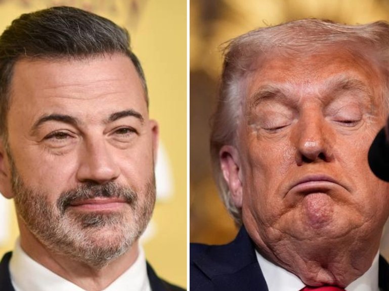 American talk show host Jimmy Kimmel has taken aim at Donald Trump in a brutal Christmas Day message after his controversial suspension.