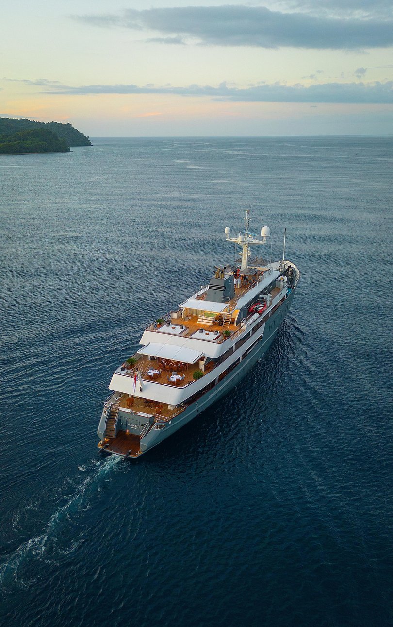 Aqua Expeditions provide a unique dining and sailing experience. 