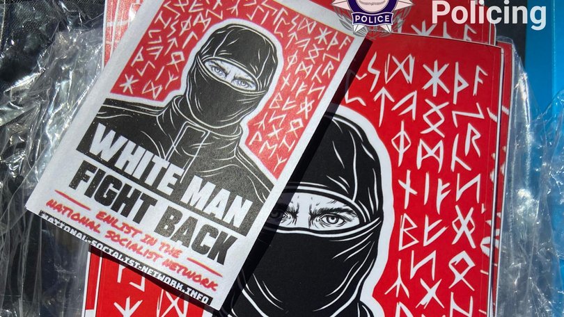 A teen has been charged after alleged public performances of a banned nazi salute.