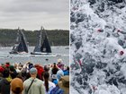 Sydney to Hobart fleet pay tribute to Bondi victims.