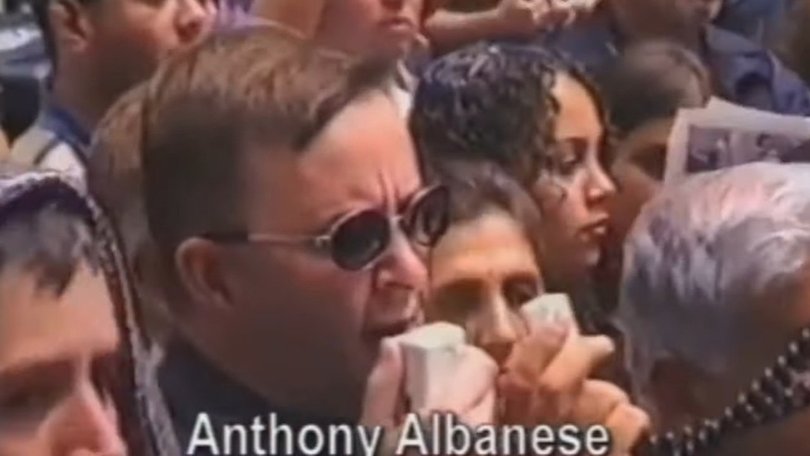 It’s believed this clip of Anthony Albanese from his early days in parliament was behind the radio host’s questions. Picture: Supplied