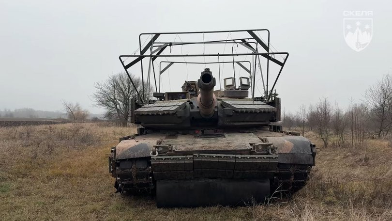 Australian Abrams tanks in service with the 425th "Skala" Regiment of the Ukrainian Armed Forces. The tanks retain their camouflage, allowing them to be distinguished from American deliveries. Military Observer/X