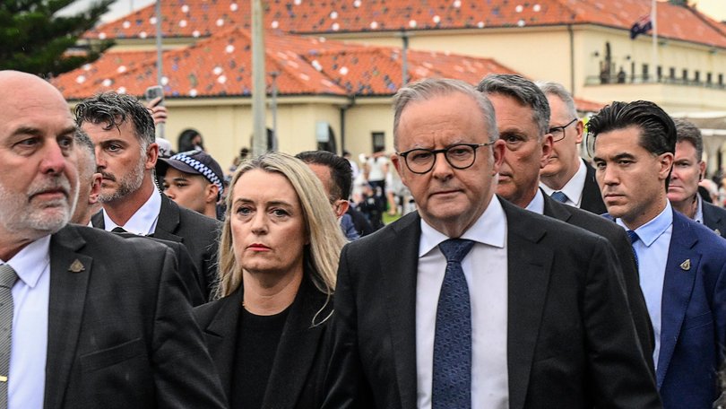 Prime Minister Anthony Albanese at Bondi Beach. 