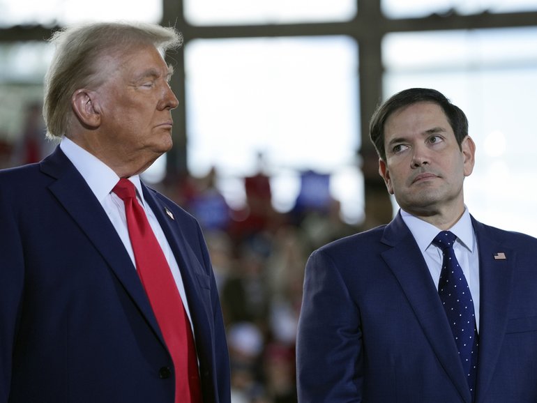 Donald Trump and Marco Rubio.