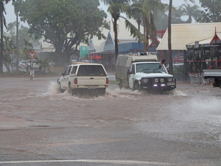 Tropical Cyclone Hayley is crossing the coast north of Broome, which was hit by flooding from a tropical cyclone in 2023.