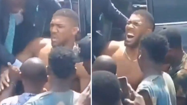 British boxer Anthony Joshua has escaped with minor injuries after a car crash in Nigeria left two other passengers dead.