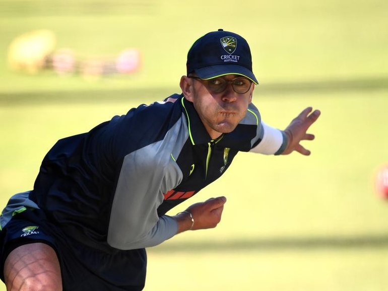 Spinner Todd Murphy is eyeing a first home Test appearance after seven Tests overseas. (Joel Carrett/AAP PHOTOS)