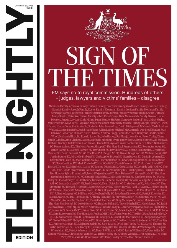 The Nightly cover for 30-12-2025