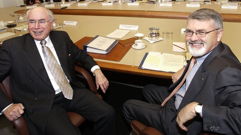 The Hon John Howard MP and Dr Peter Shergold AM at the Council of Australian Governments (COAG) meeting. 