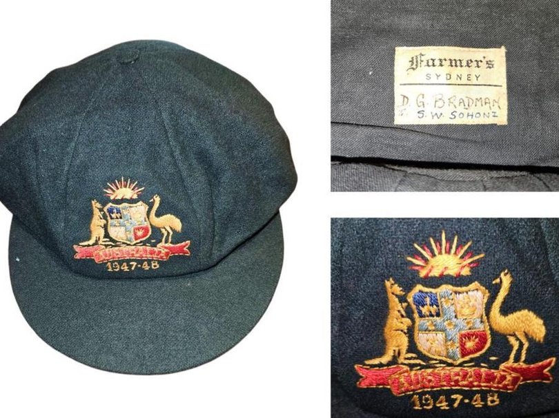 The cap has remained in the same family for more than 75 years, passing through three generations without ever being publicly displayed or sold. Picture: Supplied