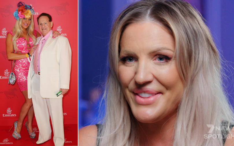 Brynne Edelsten, pictured with former husband Geoffrey Edelsten, appeared in court on Tuesday.