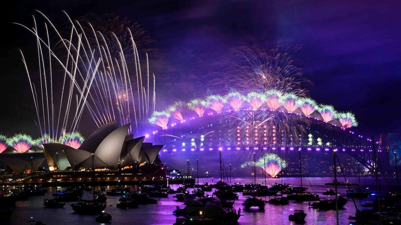 The traditional fireworks will illuminate the Sydney Harbour Bridge at midnight. (Bianca De Marchi/AAP PHOTOS)