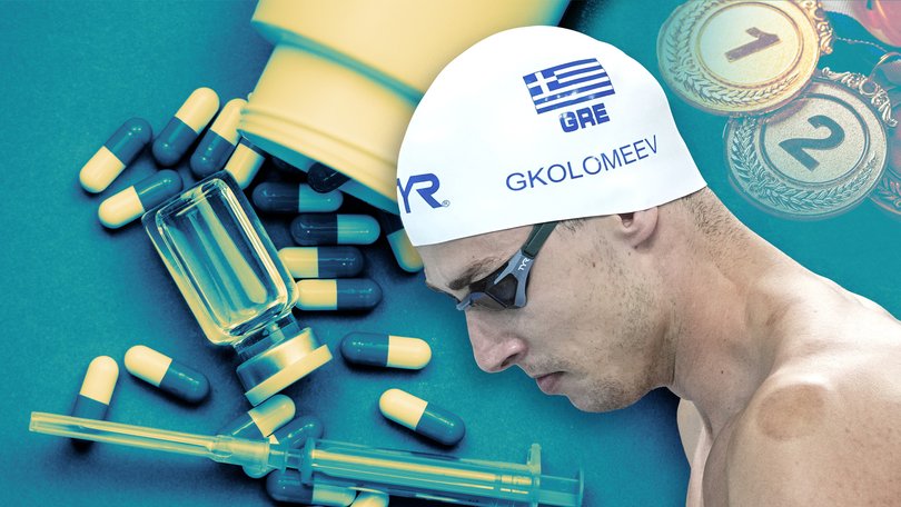 Greek swimmer Kristian Gkolomeev worked with the organisers to test the concept.