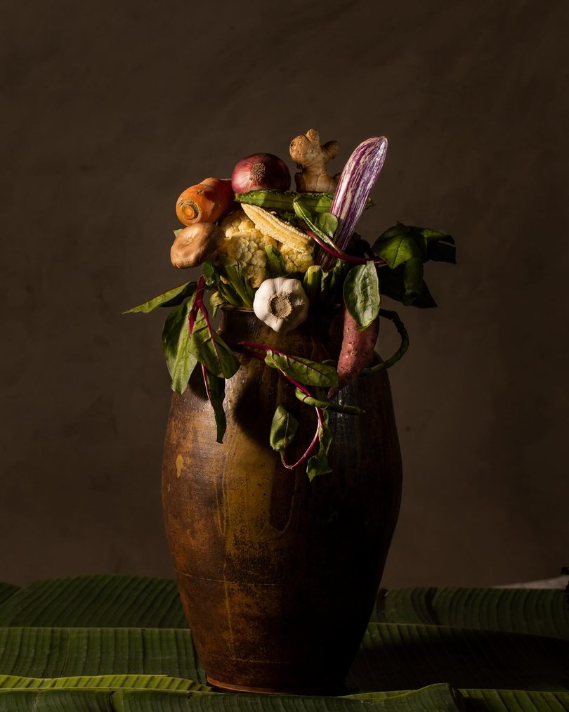 Diners can choose between a communal kamayan feast or an eight-course tasting menu.