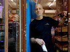 Former TV Chef Ed Halmagyi in the doorway of his Avner's Bakery in Surry Hills.