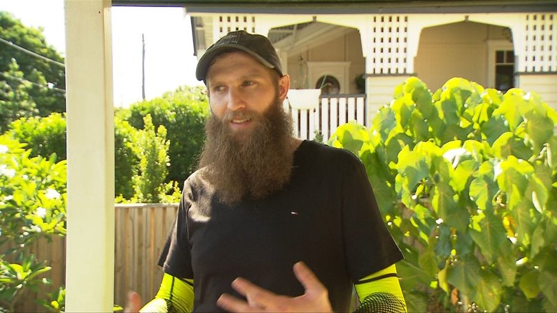 Resident Thomas Gath told 7NEWS his nudity may have shocked the intruder into fleeing next door.