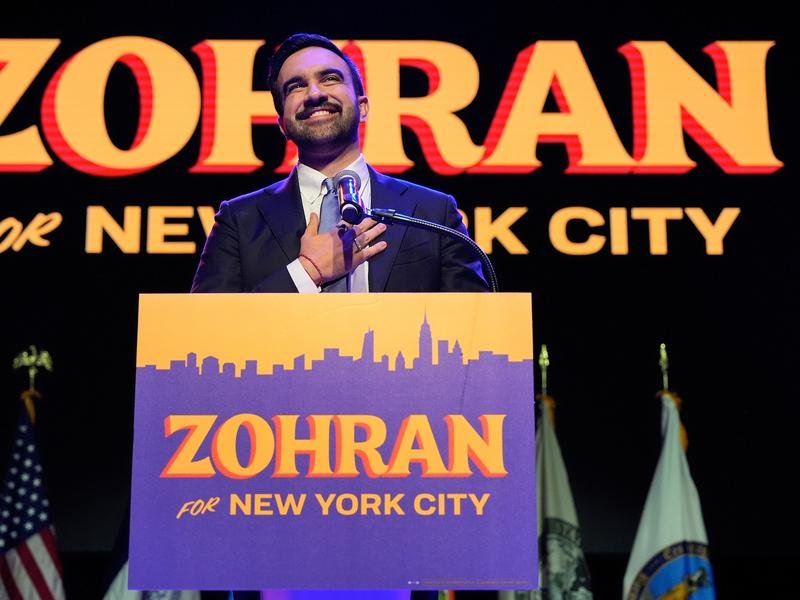 New York mayor Zohran Mamdani.