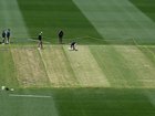 A general view as SCG grounds staff work on the pitch, ahead of the Fifth Ashes Test, at the SCG.