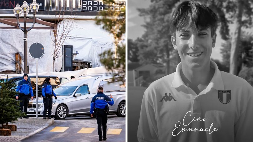 Teen golfer Emanuele Galeppini has been identified as a victim of a bar fire in Switzerland on New Year's Eve.