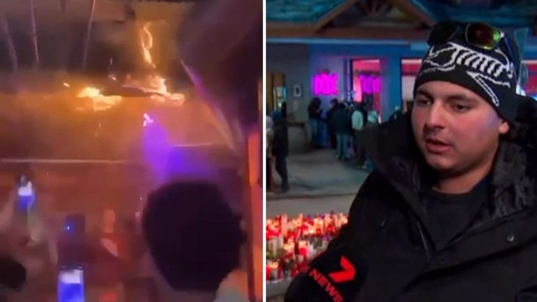 Australian Yaron Lavy is among those struggling with the loss of friends in the Swiss ski resort fire.