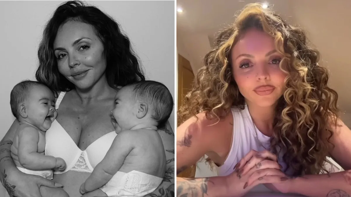 Ngôi sao nhóm Little Mix, Jesy Nelson, chia sẻ về chẩn đoán teo cơ cột sống loại 1 của hai bé gái sinh đôi | The Nightly