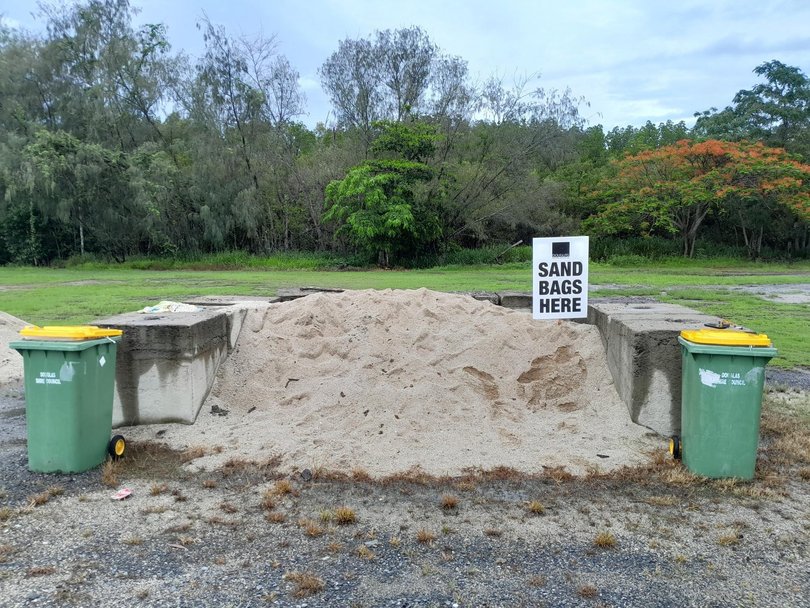 The current trough over the Coral Sea is starting to circulate, though the cyclone threat remains low. Photo: Supplied.