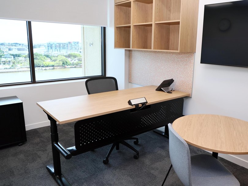 Many companies are reshaping their office footprints, choosing smaller but higher-quality spaces as hybrid work becomes standard. Picture: NewsWire/Tertius Pickard