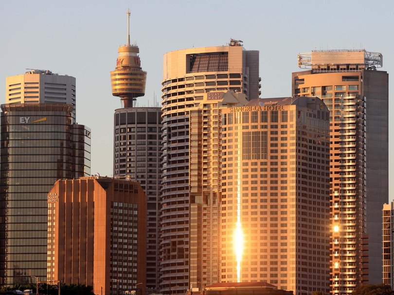 Sydney recorded the strongest rise in office demand in early 2024, with prime buildings offsetting major losses in older stock. Picture: NewsWire / Damian Shaw