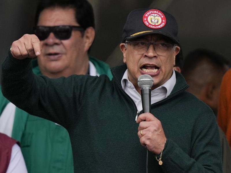 Colombian president Gustavo Petro.