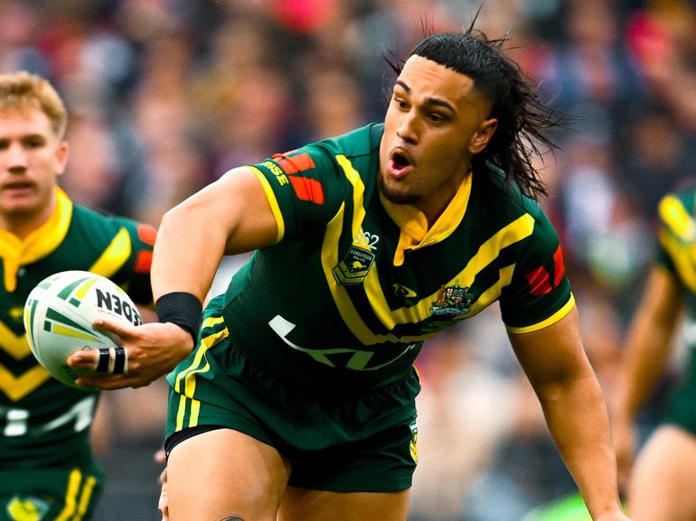 Keaon Koloamatangi played for Australia in the recent Ashes series.