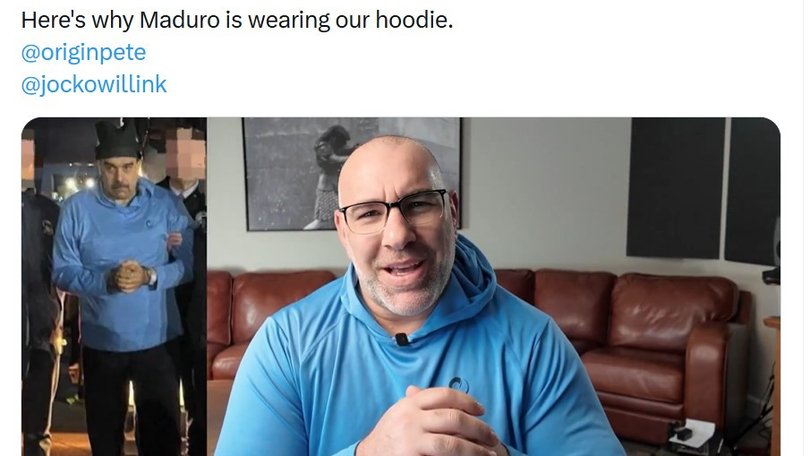 Founder Peter Roberts wore the same Origin hoodie in a video posted by the company..