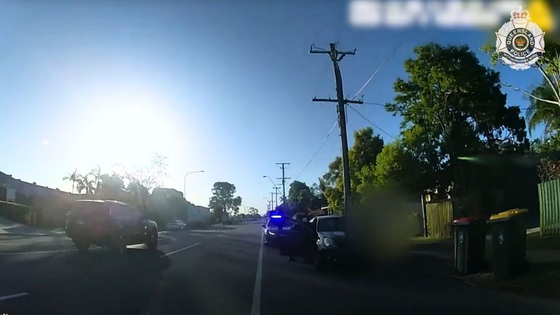 Police intercepted the driver for a breath test after his Alfa Romeo repeatedly triggered a speed camera.