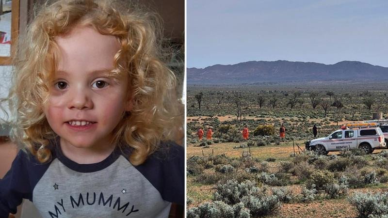 Gus disappeared from his family's vast and remote sheep grazing property on September 27. (HANDOUT/SA POLICE)