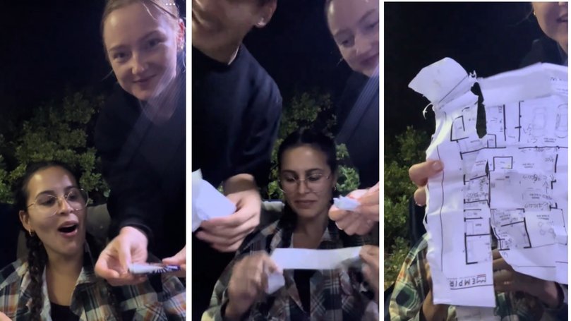 Poppy and her friends discovered paper inside five Favourites chocolates. 