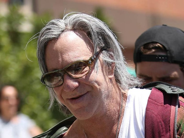 Mickey Rourke is adamant he has nothing to do with a crowdfunding campaign to help him pay rent. (AP PHOTO)