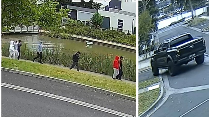 Police are searching for 11 tens and a black Ford ute after a park ambush.
