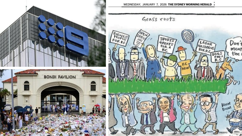 A cartoon published by Nine Entertainment's The SMH and The Age has been accused of stoking anti-Jewish hatred.