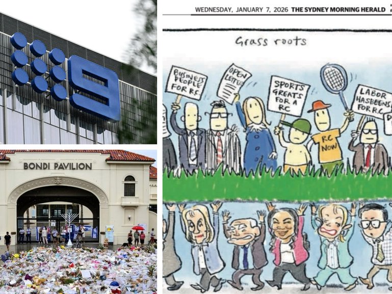 A cartoon published by Nine Entertainment's The SMH and The Age has been accused of stoking anti-Jewish hatred.